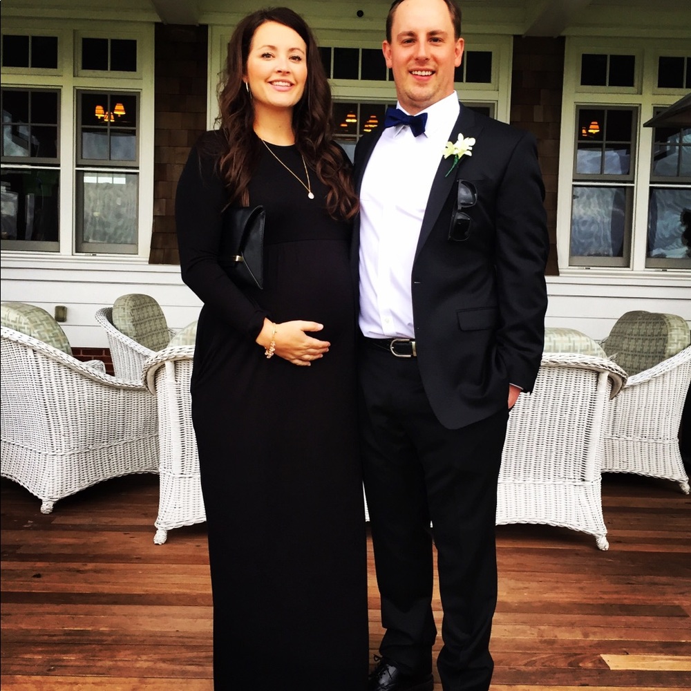 Black floor length dress!